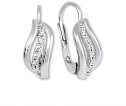 Soliter Brilio Fehér arany fülbevaló kristályokkal 239 001 00688 07