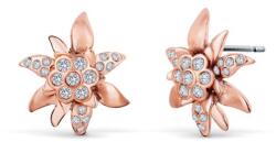 CRYSTalp Bájos bronz fülbevaló kristályokkal Gyopár 4150. RG