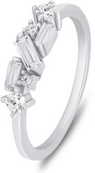 Brilio Silver Bájos ezüst gyűrű cirkónium kövekkel RI071W 58 mm