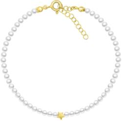 Brilio Silver Bájos gyöngy karkötő Csillag BRC131Y