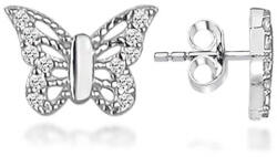 Brilio Silver Játékos ezüst fülbevalók Pillangók LME0761