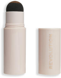 Revolution Szemöldökpúder sablonnal (Brow Powder Stamp & Stencil Kit) 0, 65 g Dark Brown