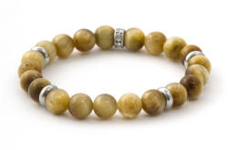 Agato Beneto Gyöngykarkötő naptigrisszemből MINK109/17