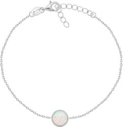 Brilio Silver Ezüst karkötő szintetikus opállal BRC124W