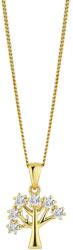Preciosa Aranyozott nyaklánc Életfa cirkónium kővel 5376Y00