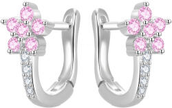 Beneto Bájos virág fülbevaló cirkónium kövekkel AGUC3334-P