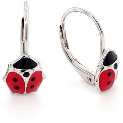 MOISS Játékos ezüst fülbevaló Katicabogár E0002028