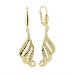 Soliter Brilio Silver Eredeti aranyozott fülbevaló 431 001 02667 05