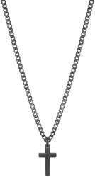 Brosway Divatos fekete nyaklánc kereszttel Ink BIK20