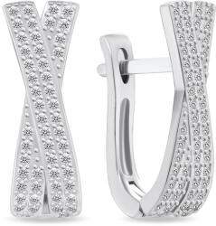 Brilio Silver Csillogó ezüst fülbevaló PE066