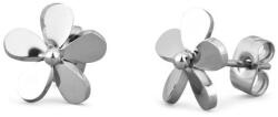 Vuch Gyönyörű acél fülbevaló Virágok Fleurette Silver