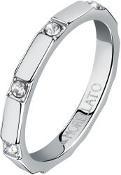 Morellato Stílusos acél gyűrű kristályokkal Szív SALS85 65 mm