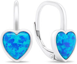 Brilio Silver Romantikus ezüst fülbevaló szintetikus opálokkal EA388WB