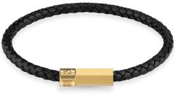 Guess Férfi bőr karkötő Blackjack JUXB03240JWYGBK 23 cm