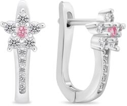 Brilio Silver Gyönyörű ezüst fülbevaló cirkónium kővel EA1005WP