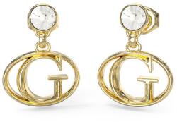 Guess Stílusos aranyozott lógó fülbevaló Rivoli JUBE03361JWYGT/U