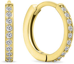 Brilio Silver Időtálló karika fülbevaló cirkónium kövekkel EA560Y