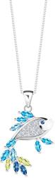 Preciosa Csillogó nyaklánc cirkónium kövekkel Hal Viva la Vida 5350 70