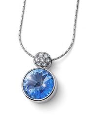 Oliver Weber Káprázatos nyaklánc kék kristállyal Wake 12267 211