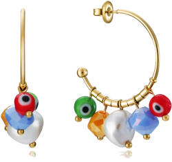 Viceroy Vidám karika fülbevaló medálokkal Kiss 1392E01019