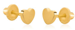 Brilio Gyengéd arany fülbevaló Szívek 14/114.581/17