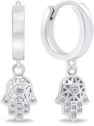 Brilio Silver Fashion ezüst karika fülbevaló Hamsa EA643W