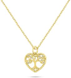 Brilio Silver Bájos aranyozott nyaklánc Életfa NCL152Y