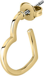 La Petite Story Single félkör alakú szív fülbevaló LPS02ARQ146 - 1 db