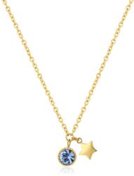 S'Agapõ S`Agap? Aranyozott nyaklánc kristállyal és csillaggal SKT24 Lucky Light SKT24