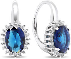 Brilio Silver Ezüst fülbevaló cirkónium kövekkel Kate hercegnő stílusban EA398WB