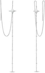 Brilio Silver Stílusos hosszú láncos fülbevaló EA896W