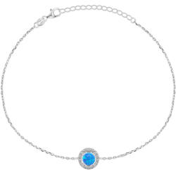 Brilio Silver Gyönyörű ezüst karkötő szintetikus opállal BRC31WB