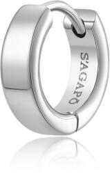 S'Agapõ Single karika acél fülbevaló Rogue SRG30 - 1 db