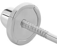 Brilio Fehér arany csavaros fülbevaló zár 14/00/17 Esp OB