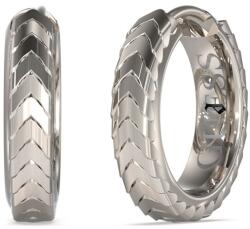 Guess Divatos acél karika fülbevaló Sailor Knot JUME05021JWSTBKT/U