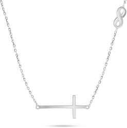 Brilio Silver Női ezüst kereszt nyaklánc NCL89W