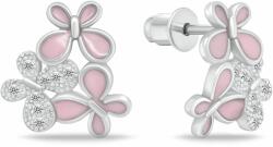 Brilio Silver Bájos ezüst fülbevaló Pillangó EA1089WP