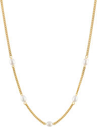 Troli Bájos, aranyozott nyaklánc gyöngyökkel