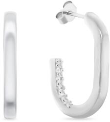 Brilio Silver Elegáns ezüst fülbevaló cirkónium kövekkel EA992W