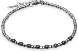 Troli Férfi gyöngy acél karkötő VBD396B