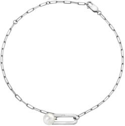 Hot Diamonds Elegáns ezüst karkötő gyémánttal és gyöngyházzal Linked DL652