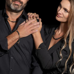 Lampglas Férfi nyaklánc Gold Ornament 24 karátos arannyal a Lampglas NFM19 gyöngyökben