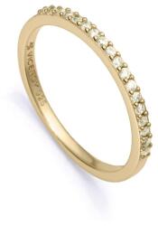 Viceroy Elegáns, aranyozott gyűrű cirkónium kövekkel Clasica 9118A012 54 mm