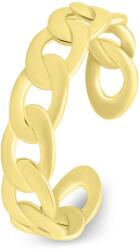 Brilio Silver Stílusos aranyozott nyitott gyűrű RI082Y