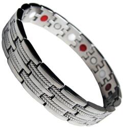 Euro Trade Plus Multifunkcionális mágneses karkötő szélessége 13 mm ezüst