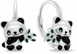 Brilio Silver Ezüst függő fülbevaló Panda EA1111W