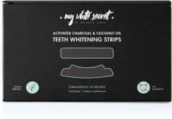 My White Secret Fogfehérítő szalagok aktív szénnel Whitening Strips 14 db