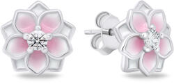 Brilio Silver Bájos ezüst fülbevaló Virágok EA713W