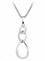 Silver Cat Elegáns nyaklánc cirkónium kövekkel SC437