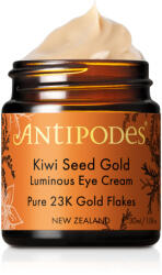 Antipodes Bőrvilágosító szemkörnyékápoló krém Kiwi Seed Gold (Luminous Eye Cream) 30 ml